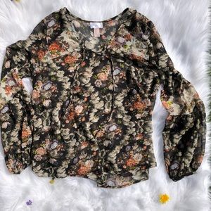 Bellino Floral Print Top